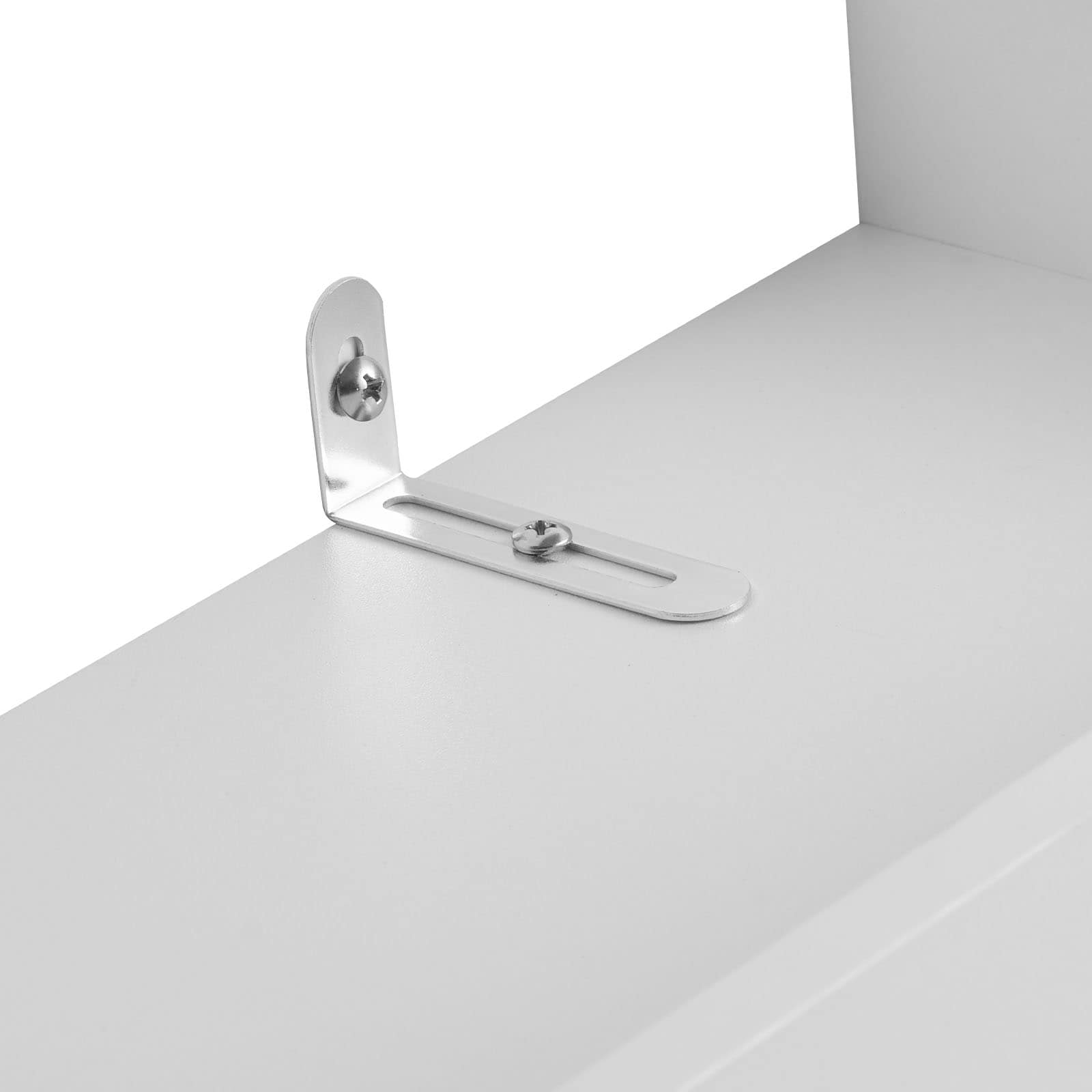 Over The Toilet Storage Cabinet With Adjustable Shelves White_voghion.com